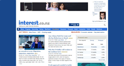 Desktop Screenshot of interest.co.nz